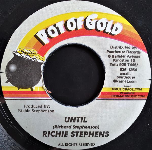 7inch Record RICHIE STEPHENS - Until NONE Pot Of Gold Jamaica Reggae, Ska & Dub Used