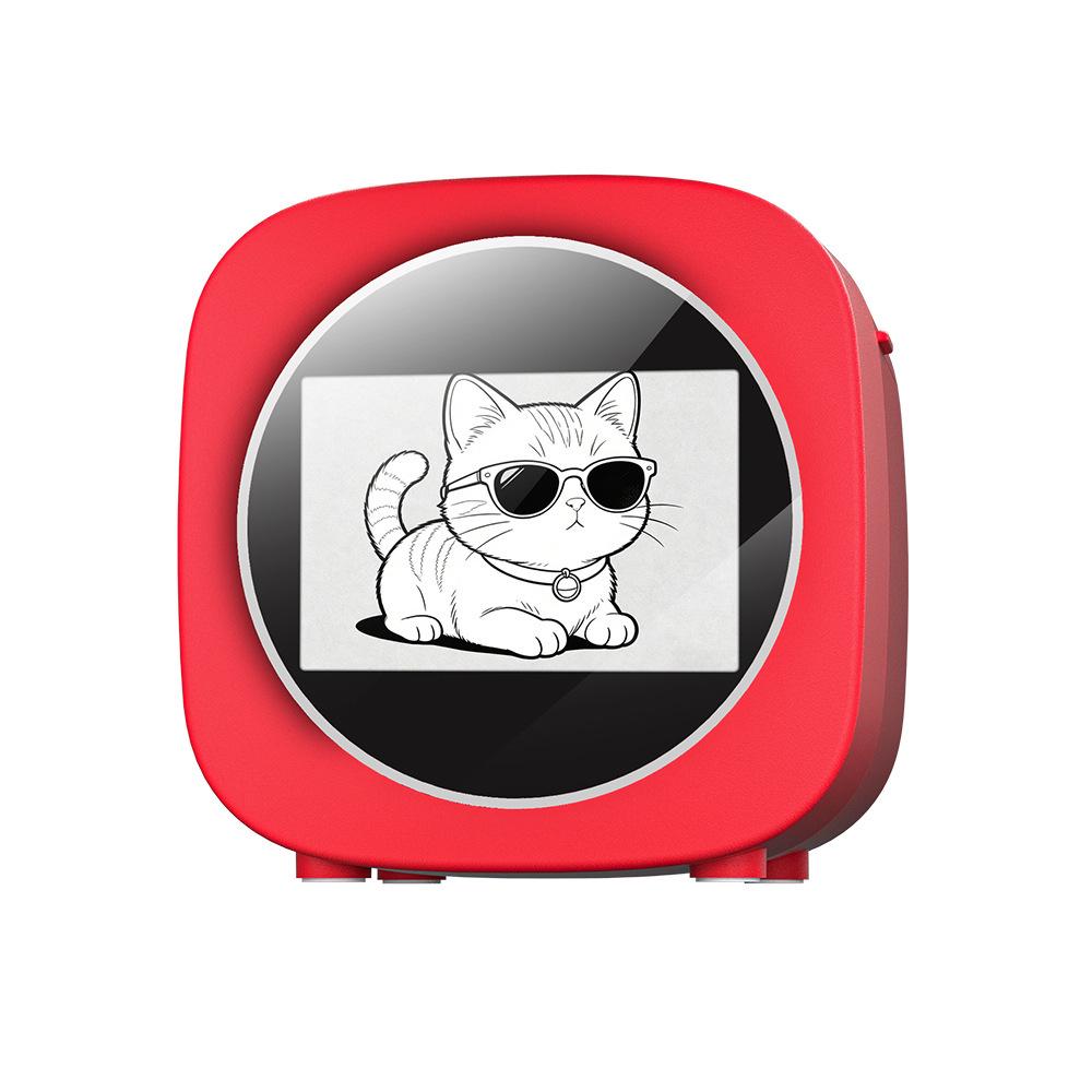 AI Children s Photo Sticker Printer with Screen & Smart Voice Image Generation Toy