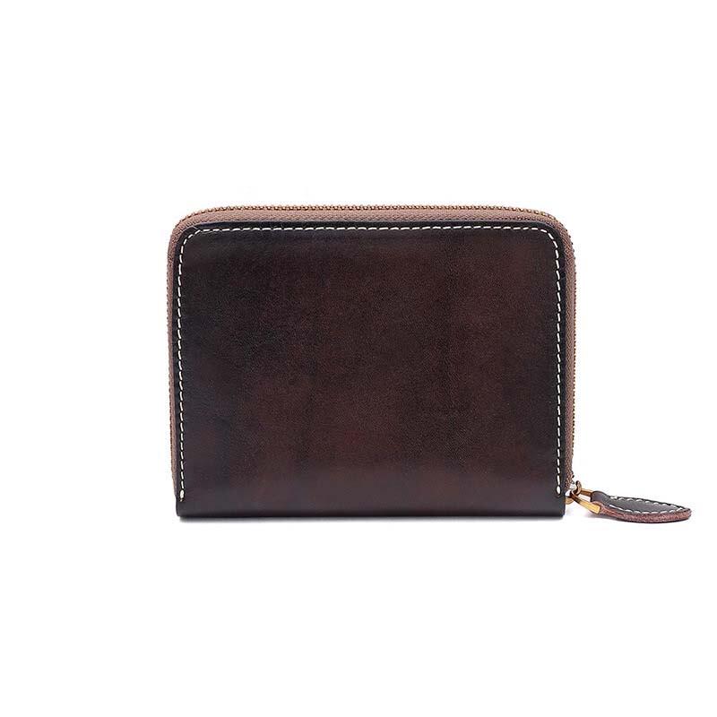 

Huanaheim Dujiang Кожаный держатель для карт-аккордеон, растительного дубления One Size