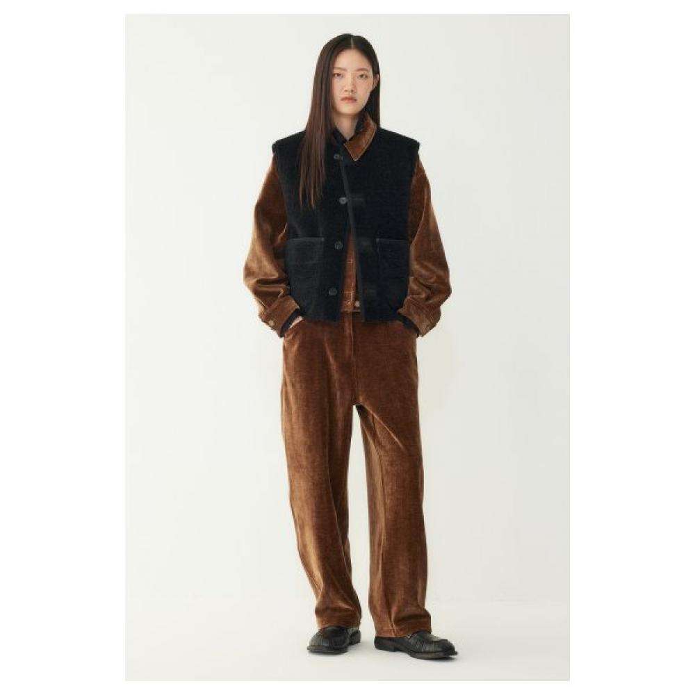 Studio Tomboy Back Banding Chenille Velvet Pants 9106431011