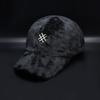 ARDL LOGO FUR BALL CAP BLACK