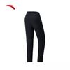 Anta Running Series Womens Training Collection Simple Comfortable Casual Versatile Breathable Mid-Rise Knitted Sports Pants Women Bottoms 162535301-1