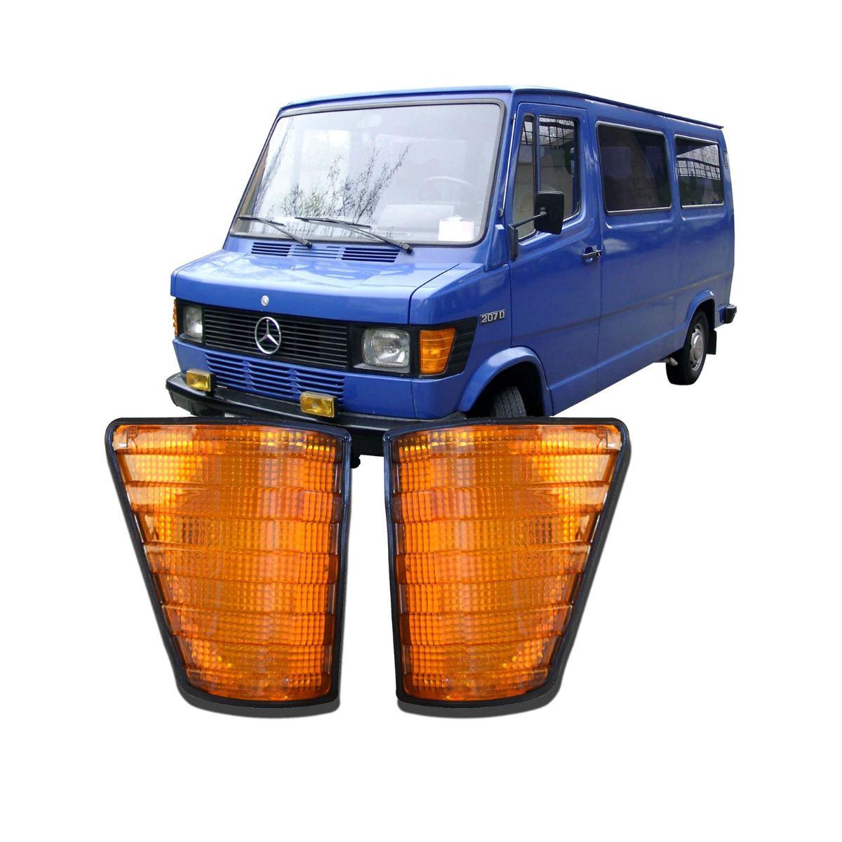 

APSMOTIV 2x Corner Lamp Side Indicator Lights Turn Assembly for Mercedes Benz Passenger Delivery Vehicle Cargo Car Autobusy and Force Tempo Traveller бурштин