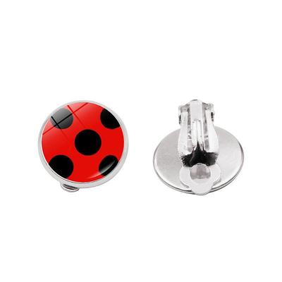 Clip per orecchie a coccinella a pois ispirati agli anime – Non è necessario il piercing, accessori di nicchia di fascia alta per donne