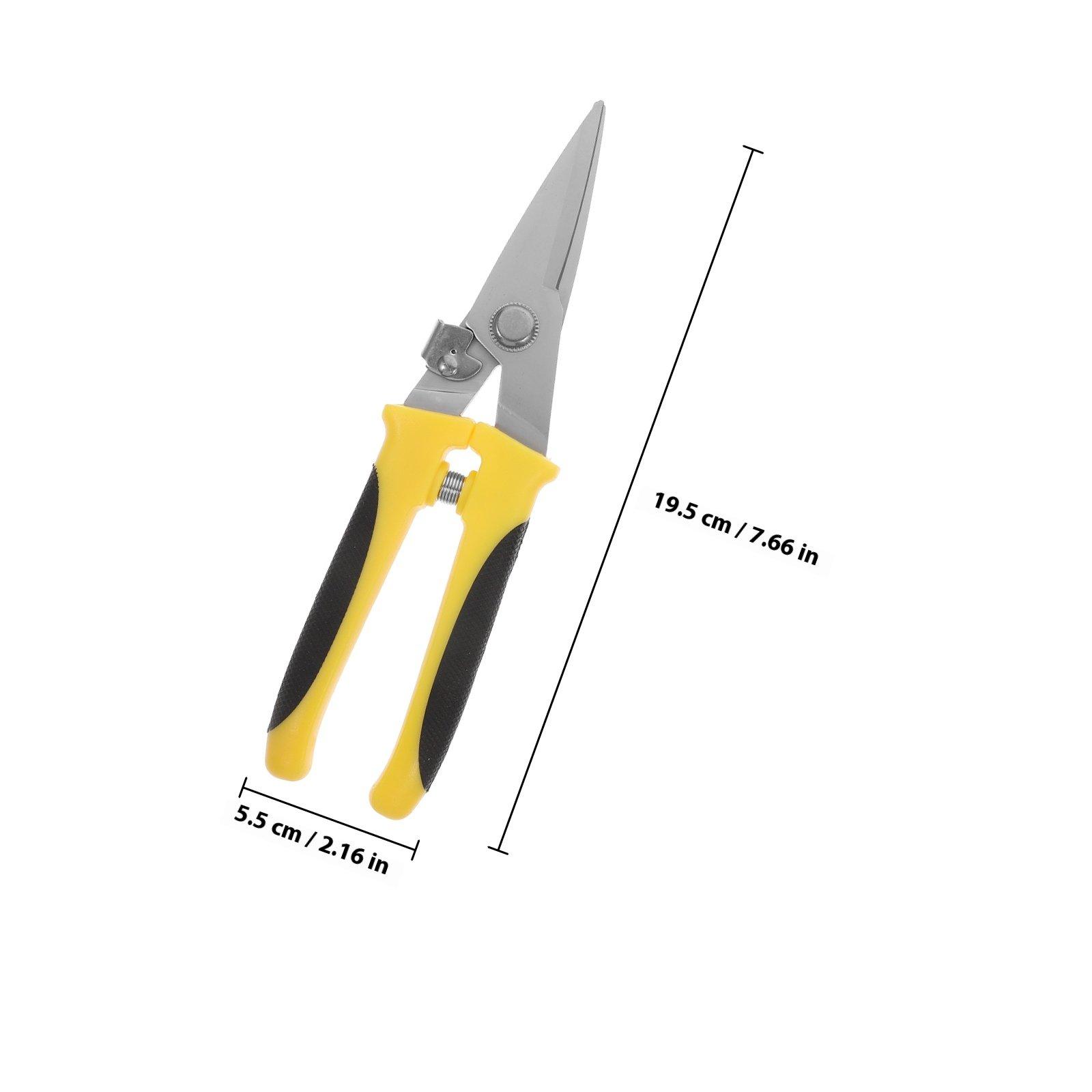 

1Pcs Metal Sheet Cutter Labor-Saving Scissors Iron Sheet Shear Stainless Steel High Carbon Steel Safety Lock Anti-Slip