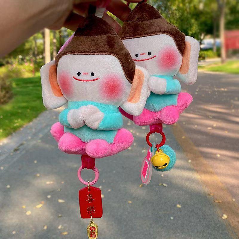 Popular Yungang Grottoes Merchandise Big Buddha Doll Lotus Little Buddha Doll Buddha Small Companion Pendant Creative Souvenir