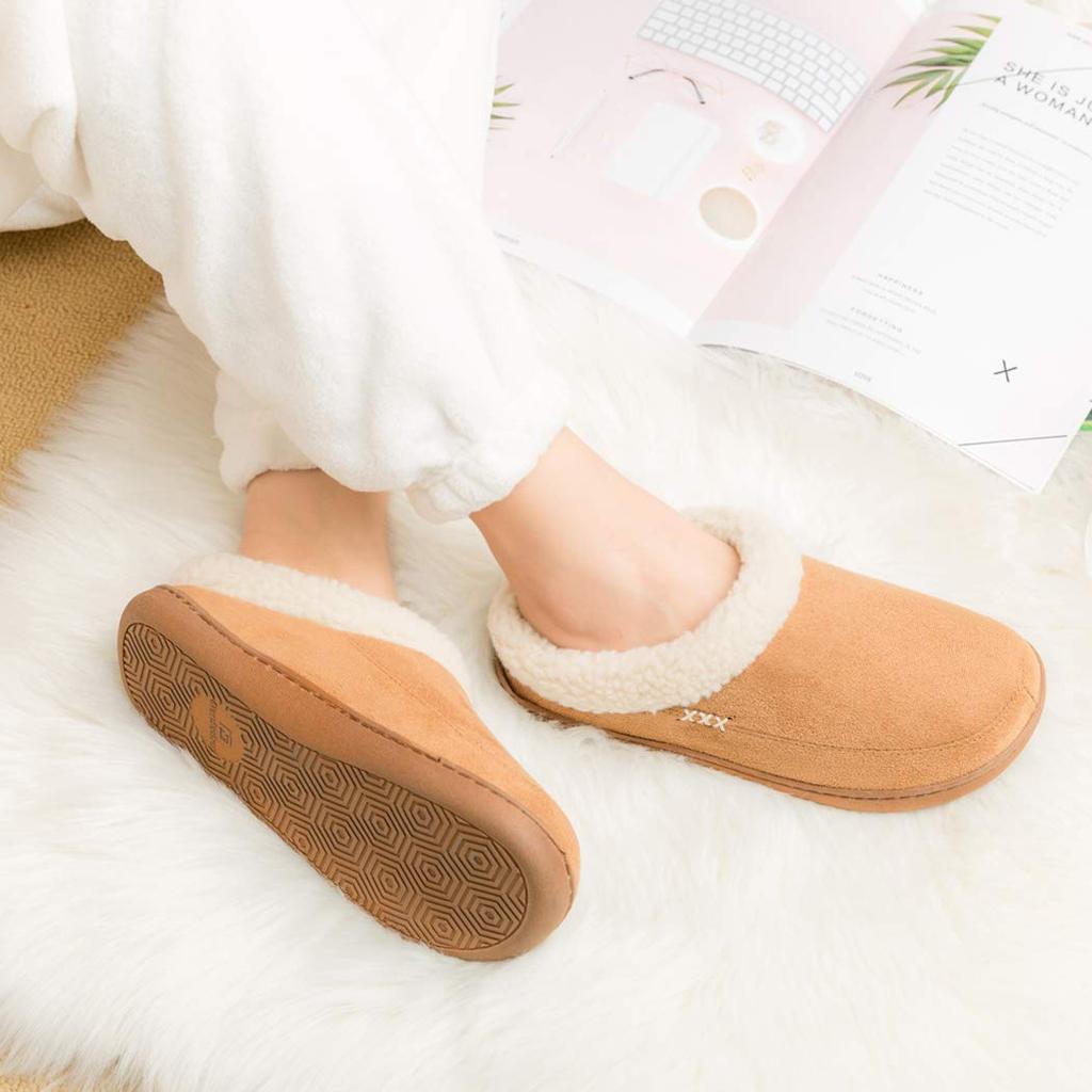 Newdenber NDB Room Winter Shoes with Fur Warm Fur Wear Shoes, Slippers, Lining, Clogs, Sandals, Indoor/Outdoor