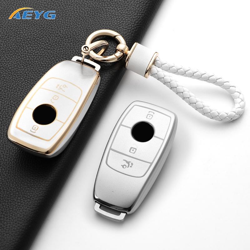 Tpu Car Reomte Key Cover Case Shell For Mercedes Benz A C E S G Class Glc Cle Cla W177 W205 W213 W222 X167 Amg Auto Accessories
