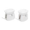 RV Door Catch Prevents Door Shake White Sturdy Stopper for Motorhome Travel Trailers 5th Wheel Trailers