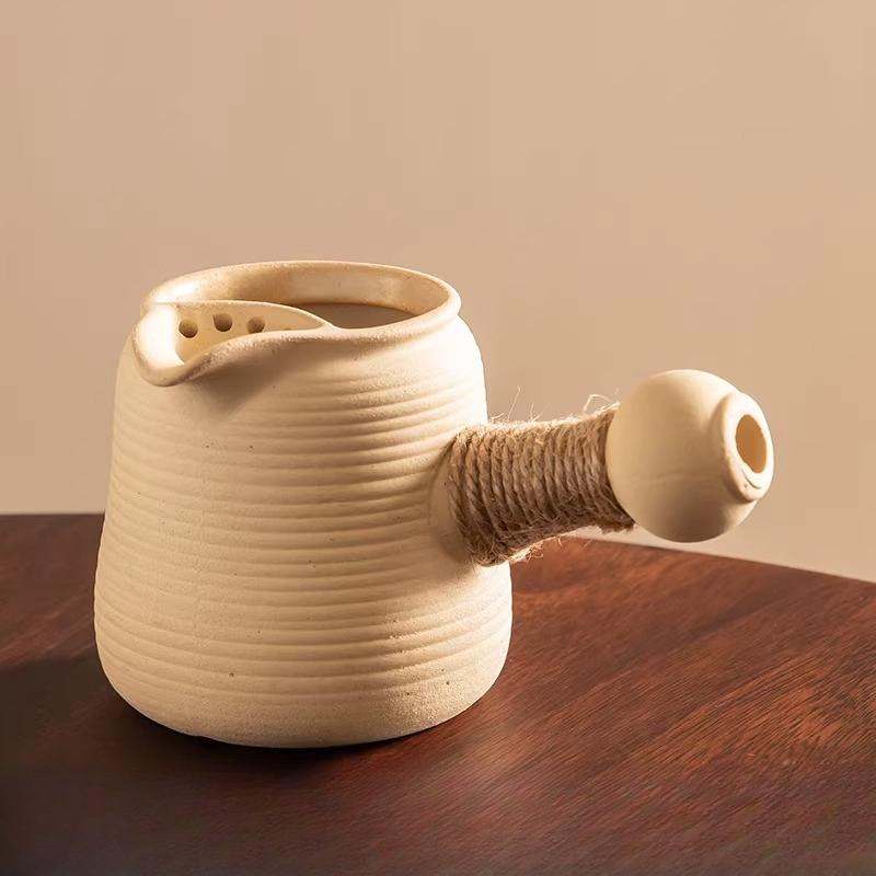 

Single Handle Teapot for Brewing Tea Household Ceramic Tea Maker Chinese Style Filter Tea Dispenser Kung Fu Teaset Accessories