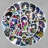Giyu Tomioka Waterproof Stickers: 50 High-Definition Demon Slayer Characters for Journals and Stationery