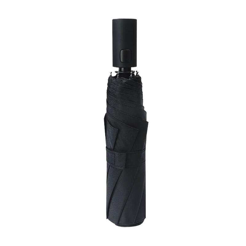 Red Leaf Automatic Folding Sun/Rain Umbrella