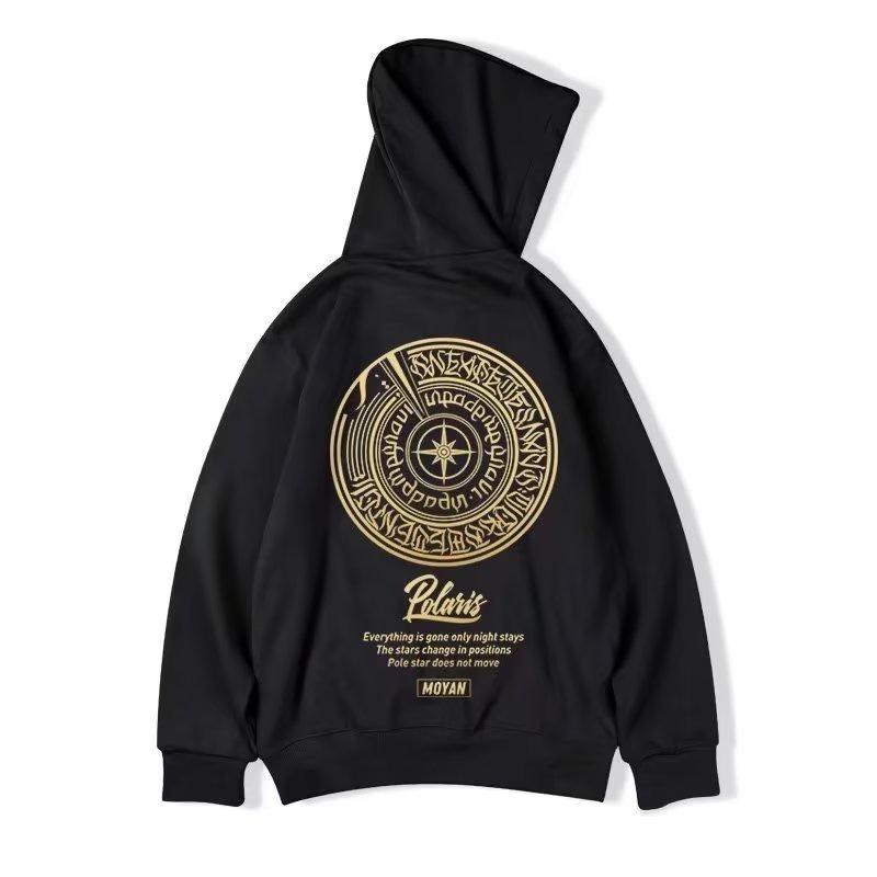 

S-5XL Cross Plate American Street Personality Hoodie Autumn/Winter Men s Loose Plus Size Hoodie Fashion Pullover Couple Clothing 3XL