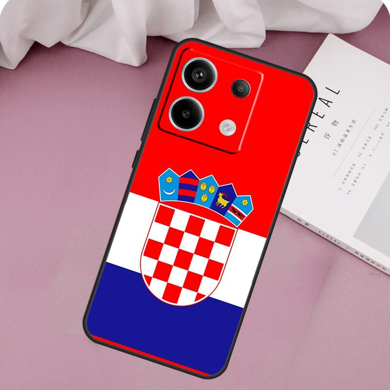 Custodia Bandiera Croazia Per Xiaomi Redmi Note 14 13 12 11 10 9 Pro 11S 12S Redmi 15C 14C 10C 12C 13C 15 Cover