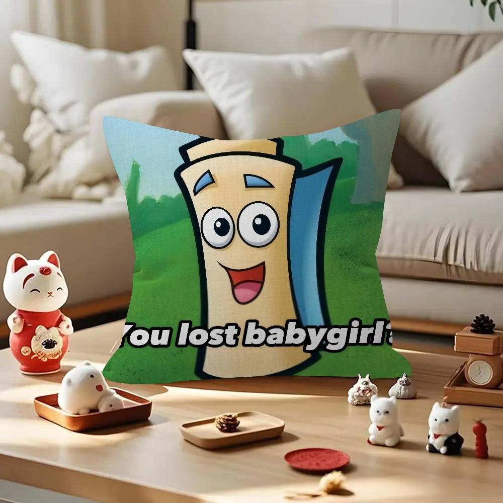 Cushion Cover Car Throw Pillow Case For Sofa Car Christmas Gift Anime Cute D-Dora