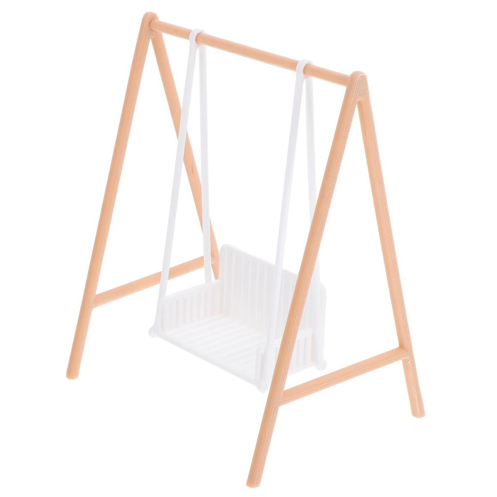 TOYANDONA Mobili in Miniatura per Casa delle Bambole Sedia a Dondolo Modello a Dondolo in PLA Accessorio Gioco Interattivo Decorazione Cortile Casa delle Bambole Il Mio