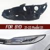 Compatible Headlight Rear Cover for BYD D1 (2021-2023) - Black Plastic Shell