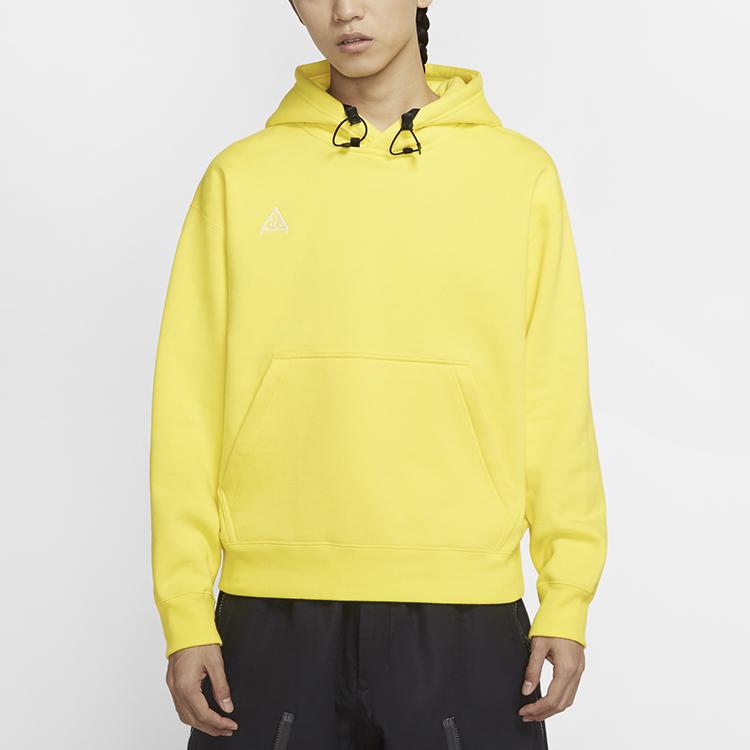 Nike ACG Series Fleece Warmth Pullover Sweatshirt Men Tops Optic-Yellow BQ7199-731