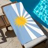 A-argentinien Handtuch Groß Schnelltrocknend Mikrofaser weich Strandhandtuch für Reise Fitness Sauna Baden Camping