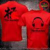 Funny Design Yin Yang Taichi Real Djs Matter Technics Headphone Dj Back Shirt Unisex Fashion Trendy Casual Clothing Stylish Tops