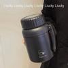 Premium Portable Thermos Set: Double Walled, High-Temperature Resistant, Large Capacity Cups for Couples