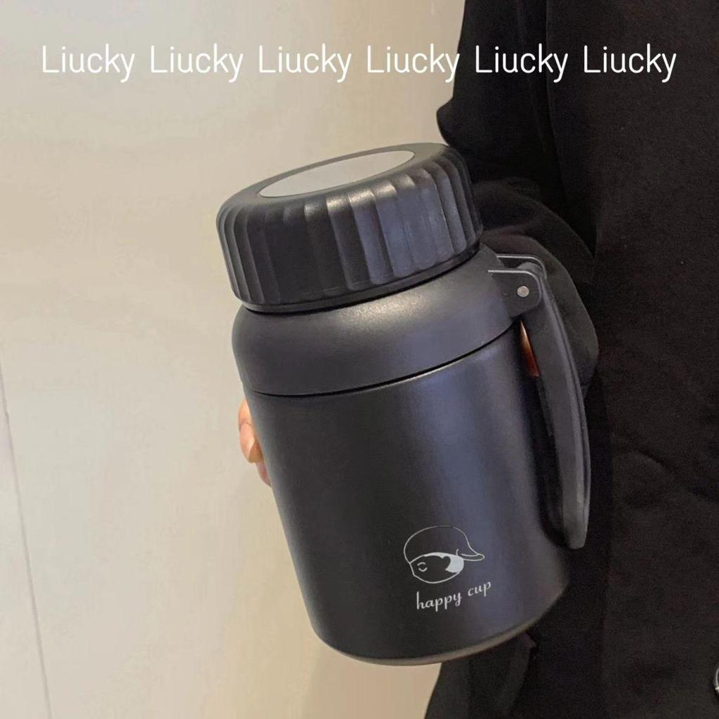 Premium Portable Thermos Set: Double Walled, High-Temperature Resistant, Large Capacity Cups for Couples