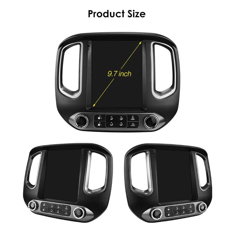 Hizpo 9.7inch For Tesla Style Car Radio for Chevrolet Colorado 2014 - 2019 GMC Canyon Android Auto 4G Wireless Carplay DSP Multimedia Player 2Din