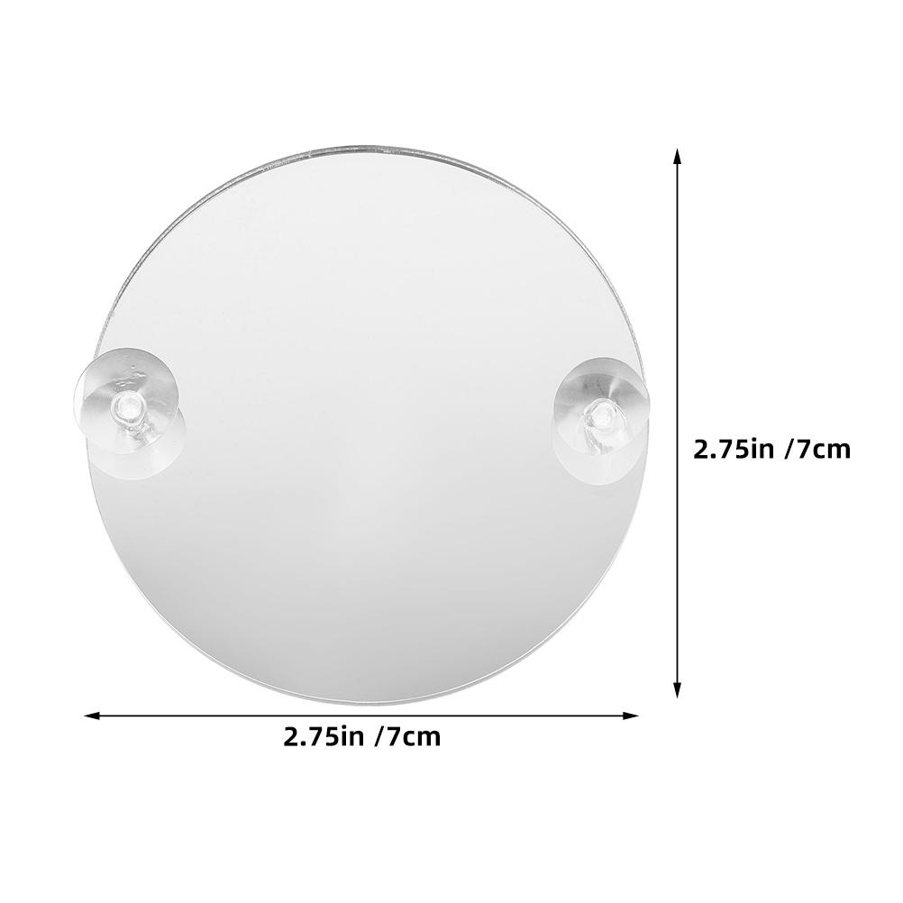 Fish Tank Betta Mirror Acrylic Single Side Suction Cup Decorative Training Tool Clear Aquarium Accessory for Self Enjoyment