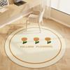 Cute Cartoon Style Rugs for Bedroom Round Hopscotch Children's Mat Soft Non-slip Nursery Carpet Washable Children Crawling Rug