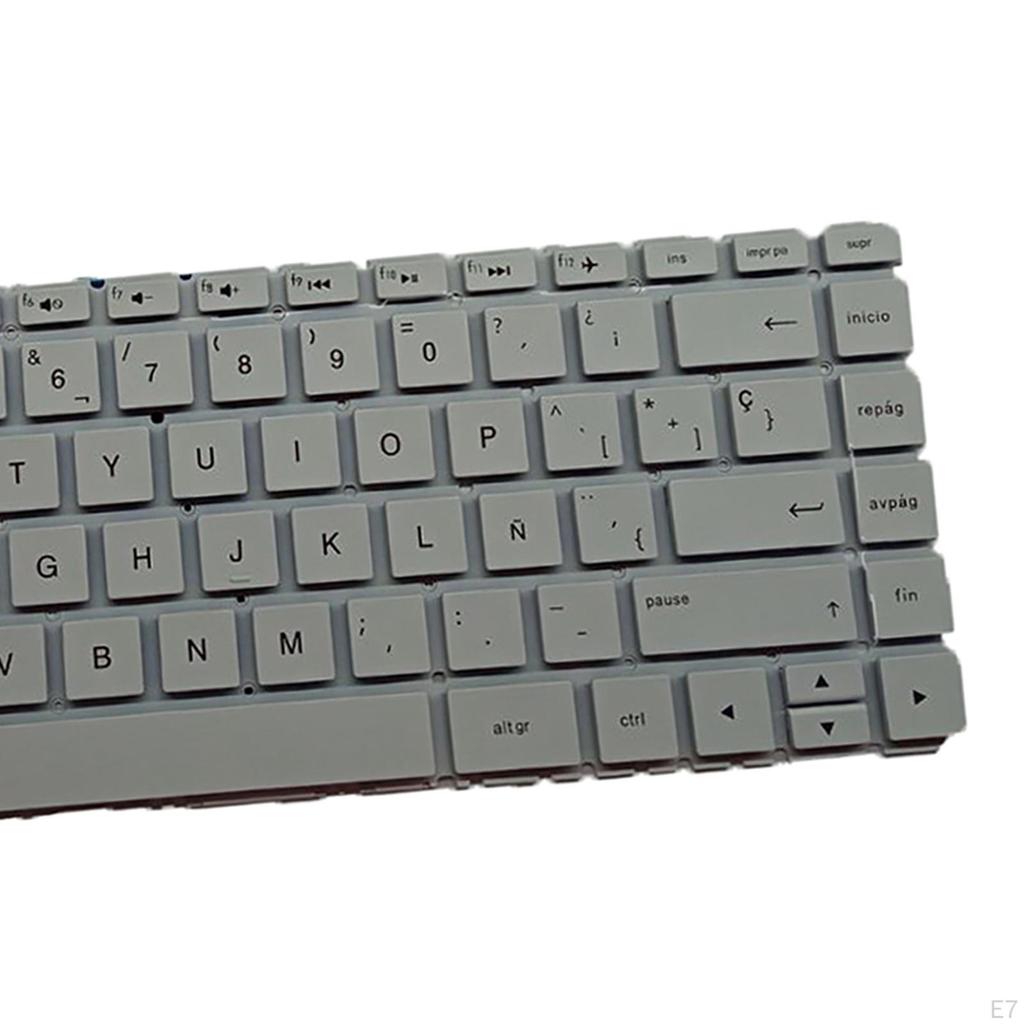 Keyboard Replacement Spanish Standard Replaces for 14-Bk Tpn-W125 Q186 Q189 Accessories Parts