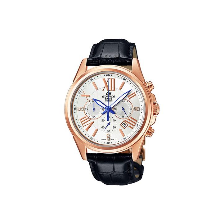 

Casio Edifice Metal Series Classic Waterproof Watch Men watches White EFR-548L-7BVUPR Gold
