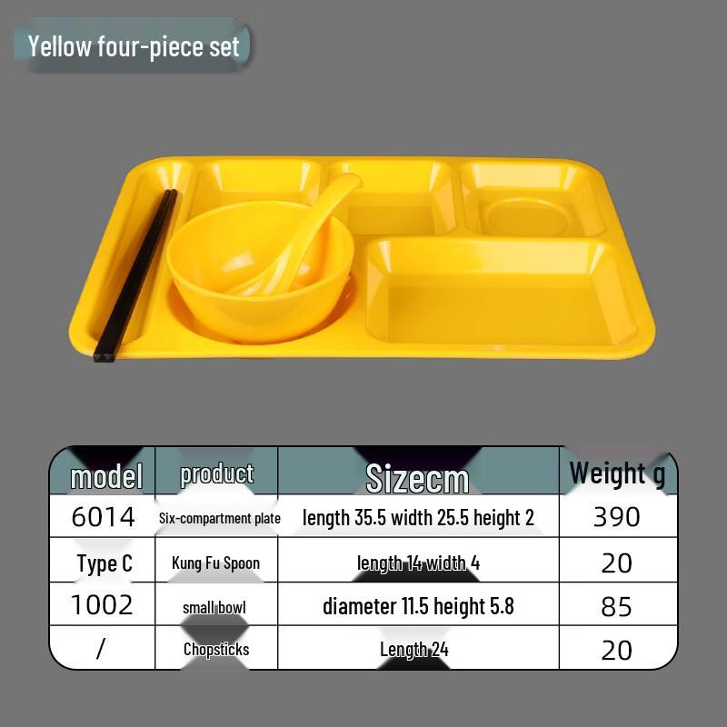 

Ruhan Melamine Divided Meal Tray
