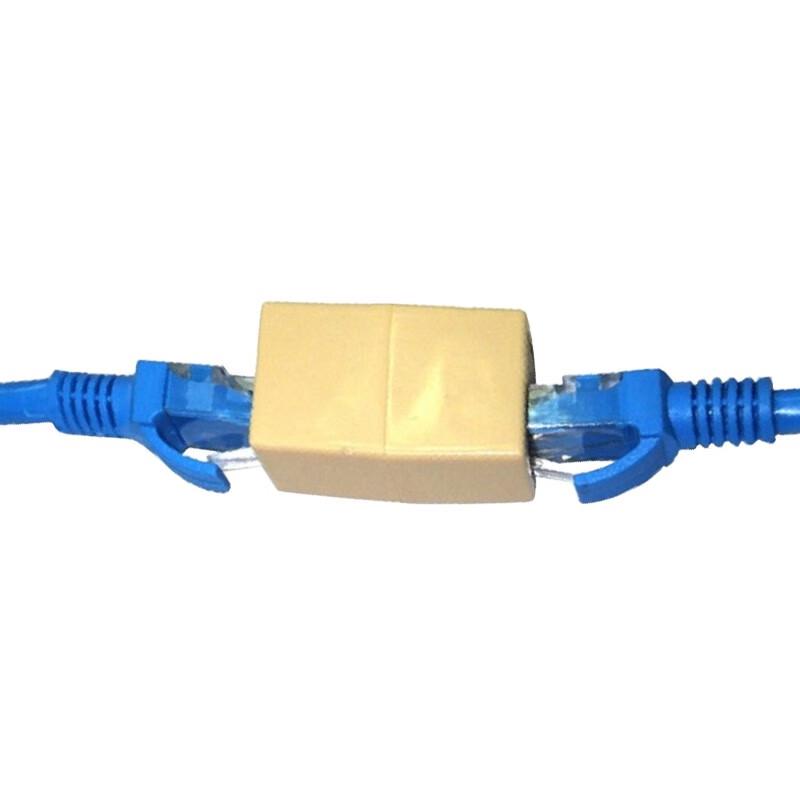 JUNYING 8P8C PVC Network Coupler (10-Pack)