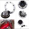 Metal Gas Caps  And Key Lock set Easy Install Motorcycle Fuel Caps  & Ignition Lock set for SV650 SV1000 GSF1250 GSXR100