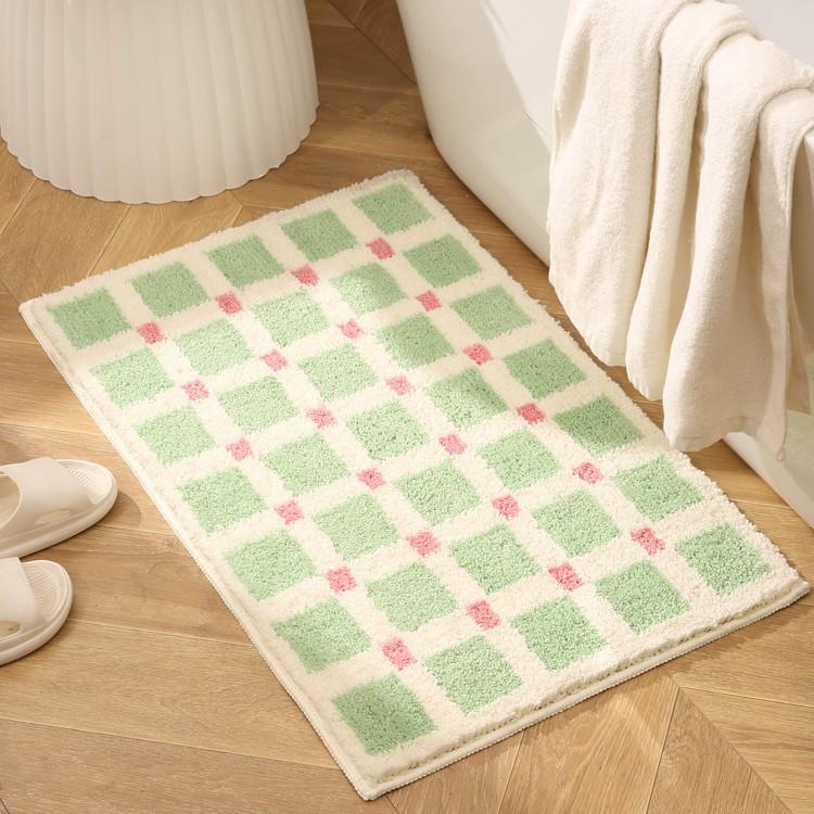 Plush Bedroom Carpet: Dirt-Resistant, Easy-Clean, Non-Slip, Water-Absorbing Floor Mat for Bedside or Bay Window.