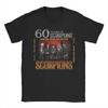 Scorpions Rock Jubiläumsposter Grafik T-Shirt Street Harajuku Mode 100% Baumwolle Unisex Locker Sommer Freizeit Oberteil T-Shirts