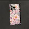 Clear Square Back Tube Case Protection For iPhone 15 Plus 14 Pro Max 13 12 11 16 ProMax Anti-Oxygen,Floral Running Pattern Casing