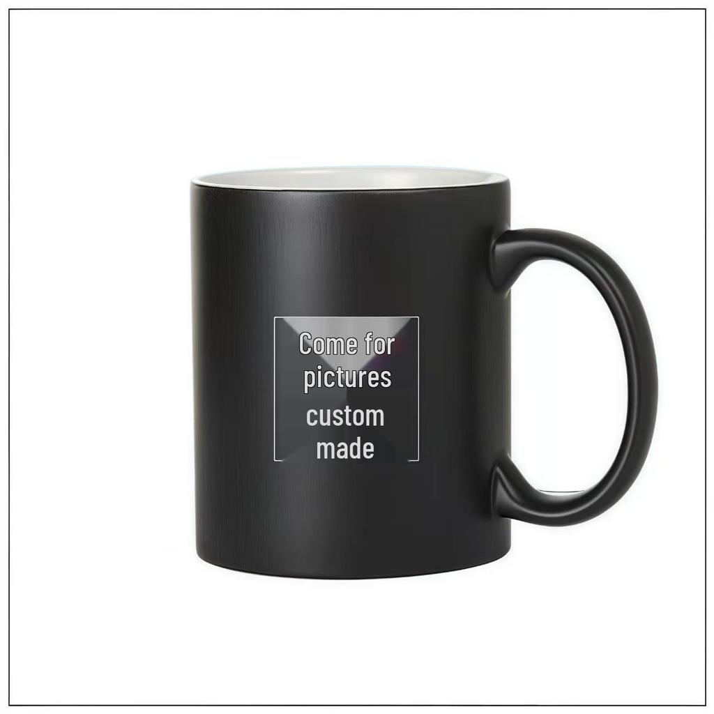 Temperature-Changing Mug: Customizable Heat Transfer Ceramic Photo Mug for Couples
