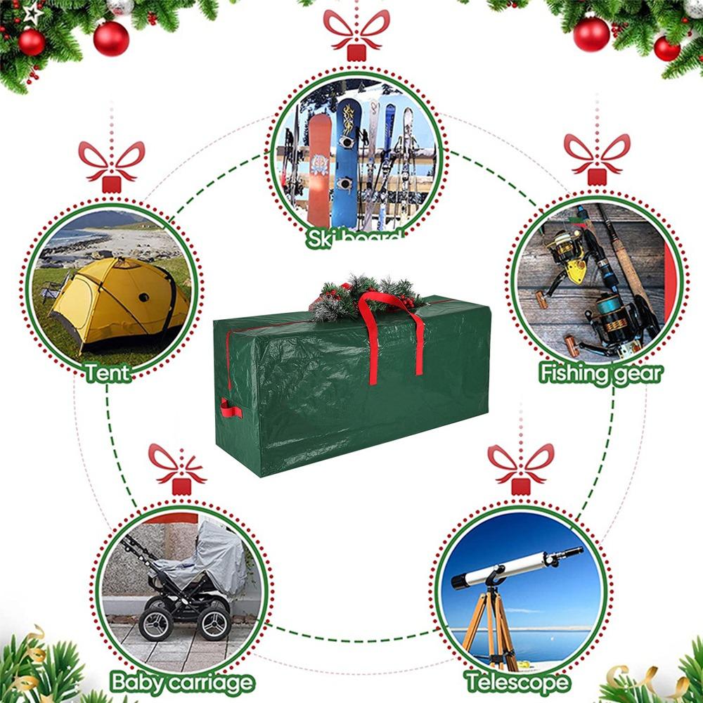Zippered Christmas Tree Storage Bag Against Dust Christmas Wreath Sacks  Storing