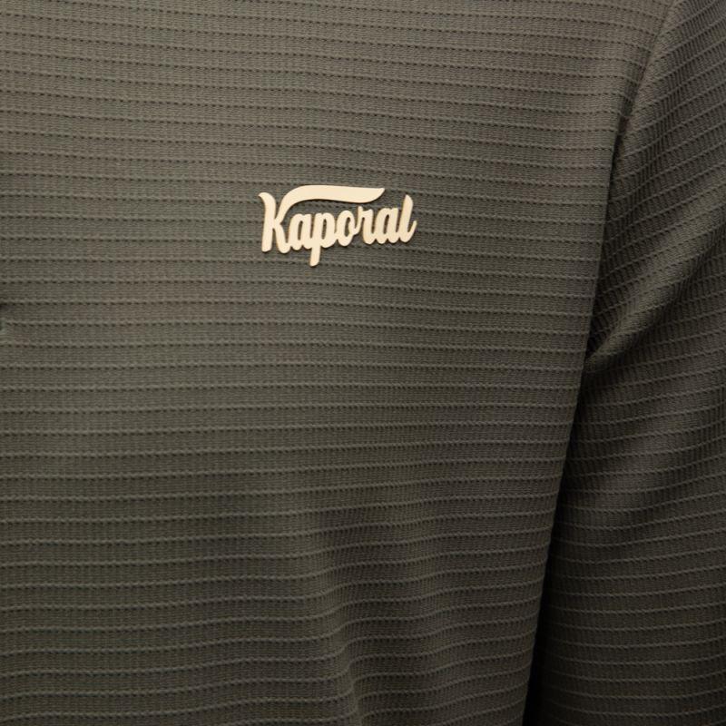 Polo texturé manches longues jilan Homme KAPORAL