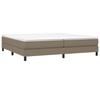 Vidaxl Bed Frame Without Mattress, Taupe, 200X200 Cm, Upholstered