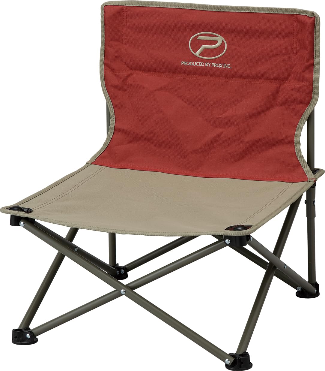 

PROX Outdoor Chair for Sitting Slightly High Dull PX7882HDR Cross-legged, Seat, Red,