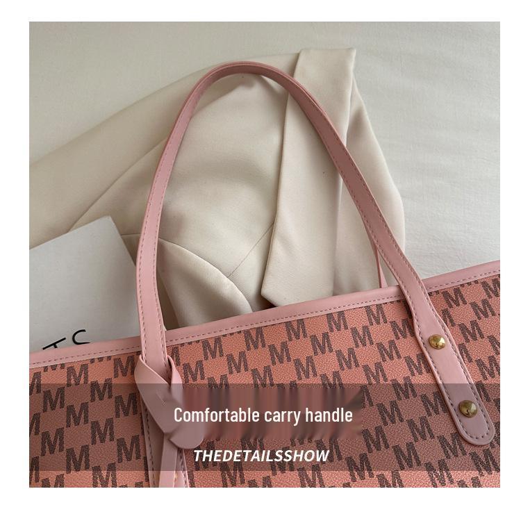 Women's 2025 Trendy High-End Versatile Shoulder Handbag: Large Capacity Underarm Tote