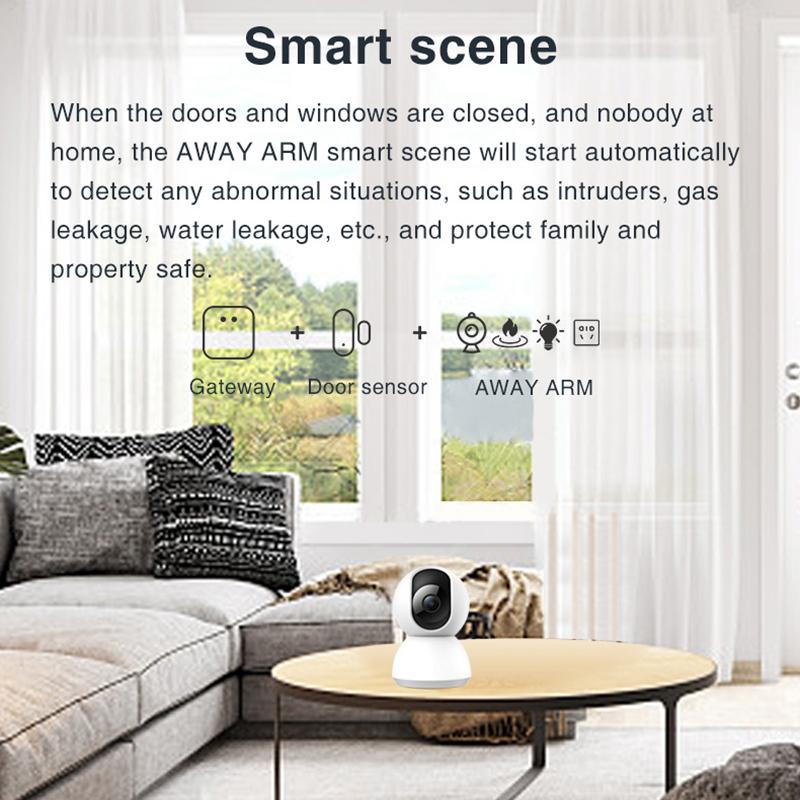 ZigBee Door Window Sensor eWeLink APP Smart Home Security Protection Door Open Closed Detector for Alexa Google Yandex Alice