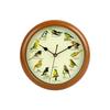 10 Inch Round Wall Clock  Time Clock Bird Sings Wall Clock Christmas With Music