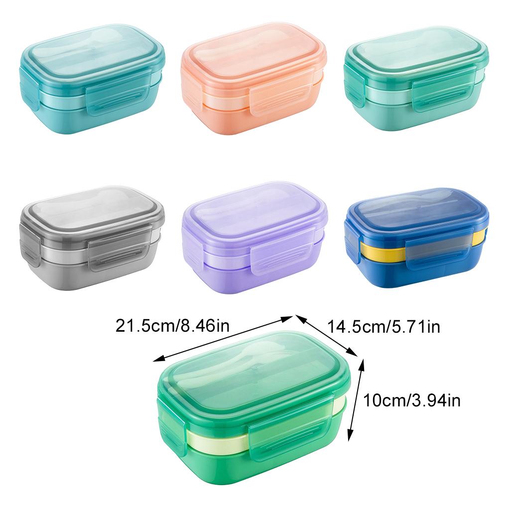 BPA-Free Bento Box 3 Layers Suitable For School/Picnic Resistant To High Temperatures And Invariance Violet