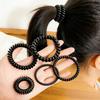 5 Pièces Attaches Cheveux Fil Téléphone pour Femmes Spirale Cordon Bandeaux Cheveux Accessoires Cheveux Sans Marque pour Cheveux Épais Fins