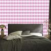 Harlequin Diamonds Wallpaper, White and Powder Pink, Powder Pink Background, 50x1000