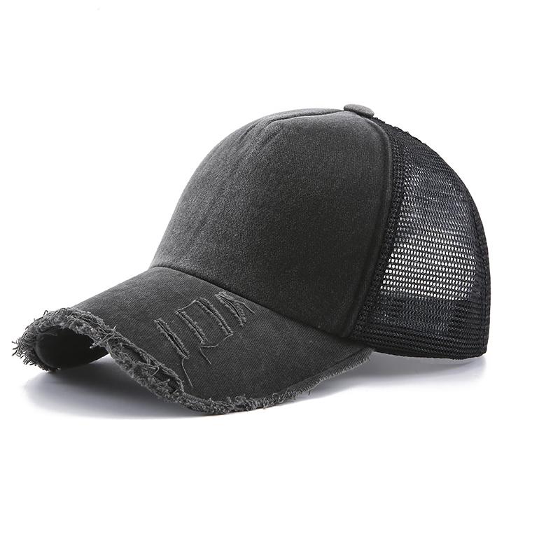 Summer Mesh Baseball Cap Outdoor Breathable Sun Hats For Women Men Washed Cotton Snapback Fashion Casual Hip Hop Caps