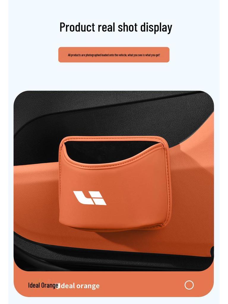 Ideal MEGA Multi-Functional Car Storage Trash Can for Rear Seat Interior